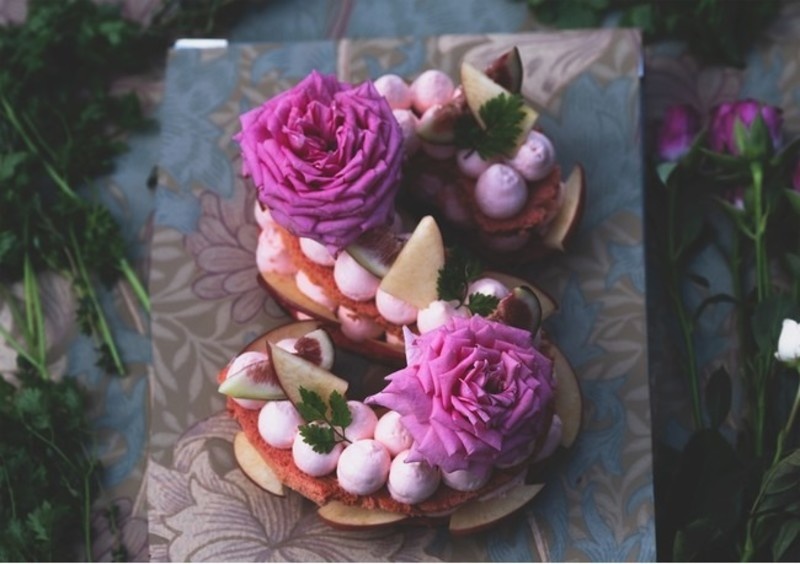 Flower Lettercake フラワーレターケーキ 食べられる花屋ediblegardenの食用バラとコラボ開始 年11月24日 Biglobe Beauty