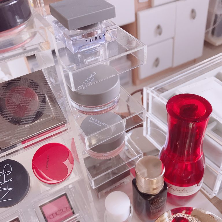 無印良品 セリア Ikeaの収納が大活躍 コスメを可愛く飾る収納法 Sakiのbiglobe Beauty ブログ