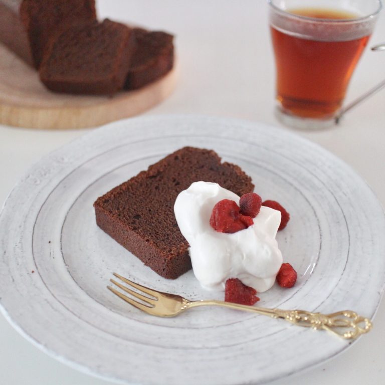チョコレートを使った簡単レシピ 濃厚パウンドケーキ 須賀いづみのbiglobe Beauty ブログ
