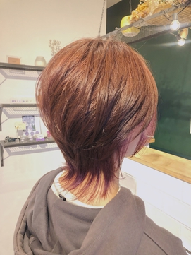 2020年秋 インナ カラー ショートウルフのヘアスタイル Biglobe Beauty