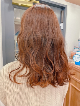 21年夏 神田安優奈 ブリーチなしのオレンジベージュカラーのヘアスタイル Biglobe Beauty