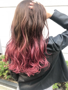 2020年秋冬 ピンクパープルグラデーションのヘアスタイル Biglobe Beauty