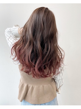 21年秋冬 ピンクアッシュグラデーションのヘアスタイル Biglobe Beauty