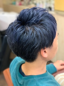 新着ブルー アッシュ メンズ 明るめ 最高のヘアスタイルのアイデア