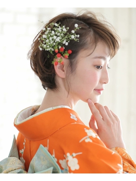 2016年卒業式の髪型は決まった 袴に似合うヘアスタイルカタログ Mery
