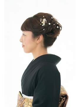 和装のヘアセット★黒留袖/ご親族の結婚式に着付とヘアセット2