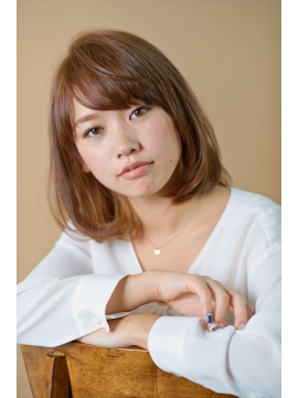2020年夏 Minx土屋 美香さん髪型 コットンカールミディのヘア