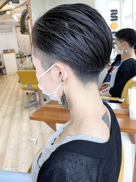 【morio成増／米村】黒髪　髪質改善　刈り上げショート